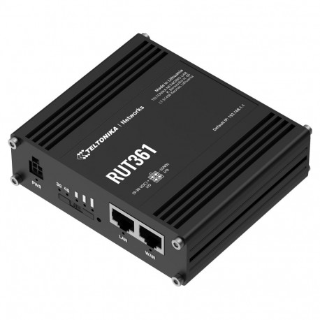 "Teltonika · Router · RUT361 · Kompakter-4G/LTE CAT6 Router"