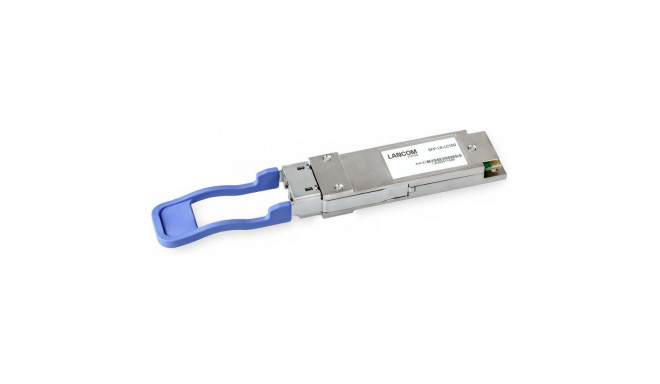 LANCOM 100GBASE-LR4-QSFP moodul LANCOM kommutaatorite QSFP28 portidega ühendamiseks, toetab 9 ?m ühe