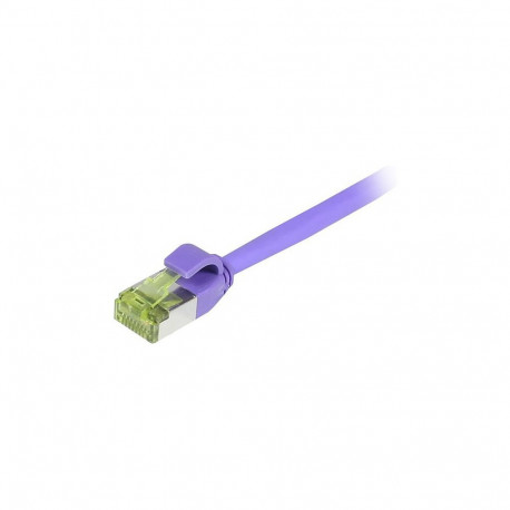 "Synergy21 Patchkabel RJ45, CAT6A 500Mhz, 0,25m, lila, S-STP(S/FTP), slimline rund d=4,5mm, TPE/LSZH