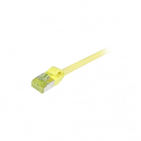 "Synergy21 Patchkabel RJ45, CAT6A 500Mhz, 0,25m, gelb, S-STP(S/FTP), slimline rund d=4,5mm, TPE/LSZH