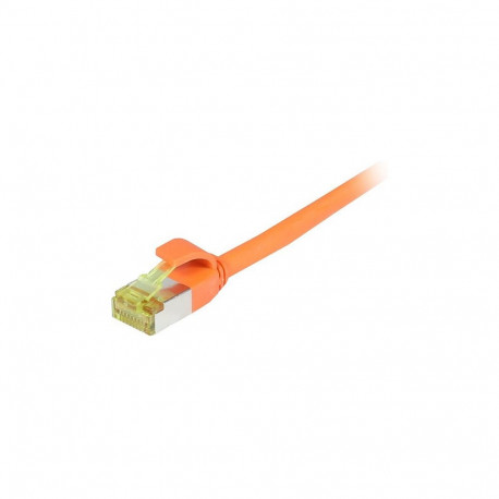Synergy21 patch-kaabel RJ45, CAT6A 500Mhz, 0,15m, oranž, S-STP(S/FTP), slimline ümar d=4,5mm, TPE/LS