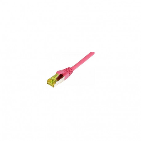 Synergy21 RJ45 patškaabel, CAT6A 500Mhz, 0,25m, magenta, S-STP(S/FTP), TPE/LSZH(Ultraflex), AWG26, C