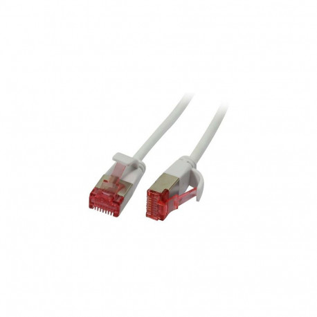 "Synergy21 Patchkabel RJ45, CAT6 250Mhz, 0,25m weiss, U/FTP, slimline rund d=3,6mm,"