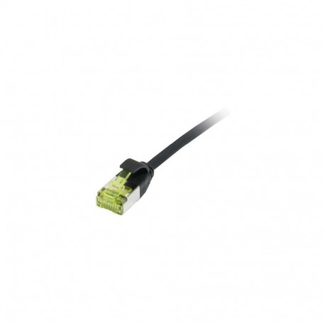 "Synergy21 Patchkabel RJ45, CAT6A 500Mhz, 7,5m, schwarz, U/FTP, slimline rund d=3,8mm, TPE/LSZH(Supe