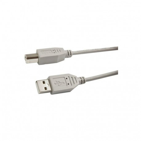 "Synergy21 Kabel USB, A(St) => B(St), 5,0m, USB2.0, grau, ,"