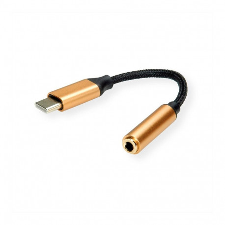 ROLINE GOLD adapter USB tüüp C - 3,5 mm audio, ST/BU, 0,13 m