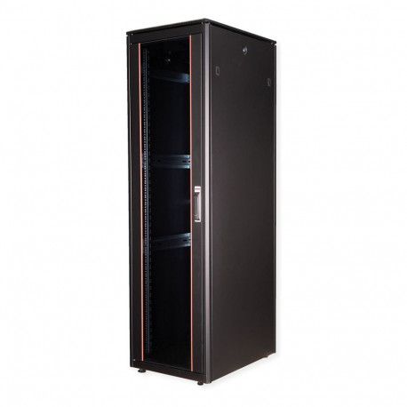 "ROLINE 19-Zoll Netzwerkschrank Pro 42 HE, 600x800 BxT Glastr schwarz"