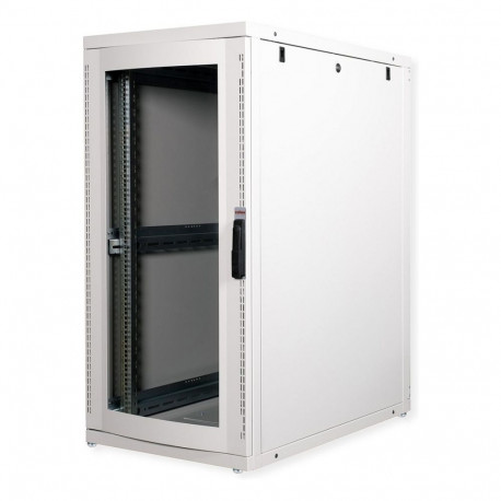 "ROLINE 19-Zoll Serverschrank Pro 26 HE, 600x1000 BxT grau Plexiglas"