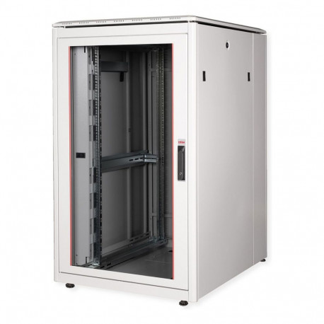 "ROLINE 19-Zoll Netzwerkschrank Pro 26 HE, 800x1000 BxT Glastr grau"