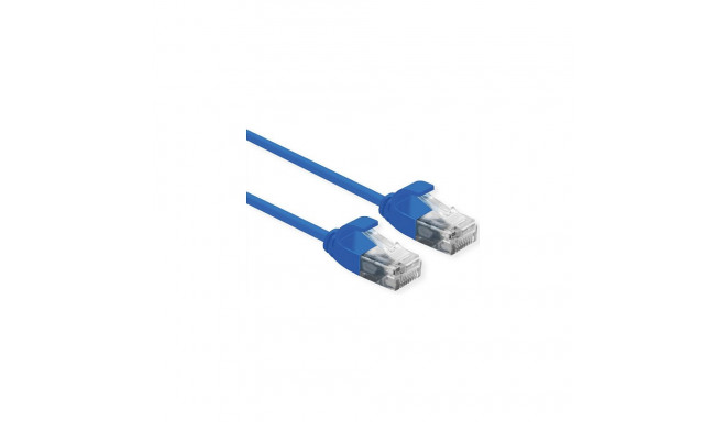 "ROLINE UTP DataCenter Patchkabel Cat.6A (Class EA), LSOH, slim, blau, 1 m"