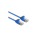 "ROLINE UTP DataCenter Patchkabel Cat.6A (Class EA), LSOH, slim, blau, 0,3 m"