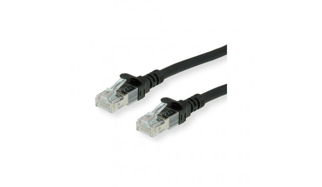 "ROLINE Patchkabel Cat.6A UTP, Component Level, LSOH, schwarz, 0,3 m"