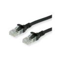 "ROLINE Patchkabel Cat.6A S/FTP (PiMF), Component Level, LSOH, schwarz, 7,5 m"