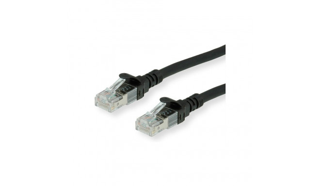 "ROLINE Patchkabel Cat.6A S/FTP (PiMF), Component Level, LSOH, schwarz, 7,5 m"