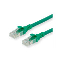 "ROLINE Patchkabel Cat.6A S/FTP (PiMF), Component Level, LSOH, grn, 2 m"