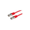 "ROLINE Patchkabel Kat.5e Class D S/FTP rot 1m"