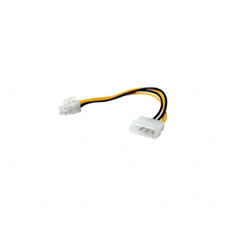 "ROLINE Internes Power Kabel, 4pol. HDD / ATX12V-P4 4-polig Power, 0,15 m"