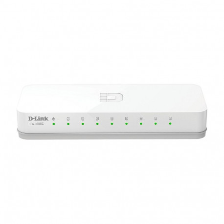 "D-Link DES-1008C/E 8-Port Fast Ethernet Unmanaged Desktop Sw."