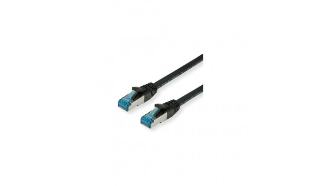 "VALUE Patchkabel Kat.6A Class EA S/FTP PiMF LSOH schwarz 15m"