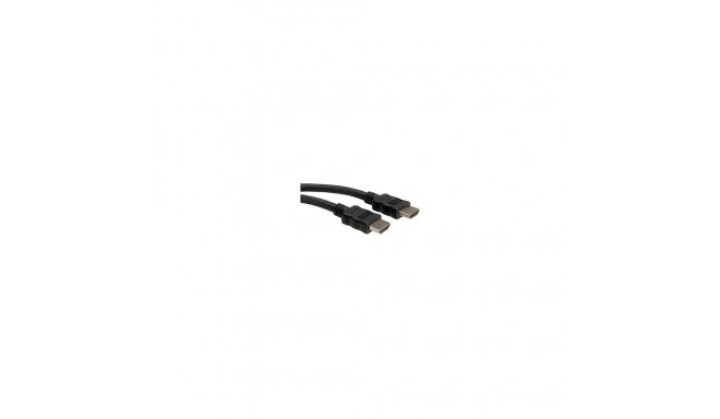 Value HDMI High Speed kaabel Ethernetiga, must, 2m
