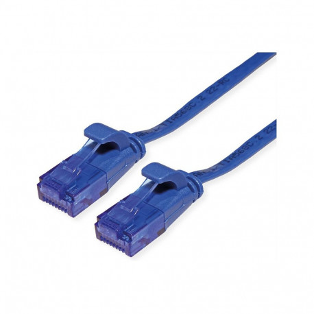 "VALUE Patchkabel Cat.6A (Class EA) UTP, extra-flach, blau, 0,5 m"