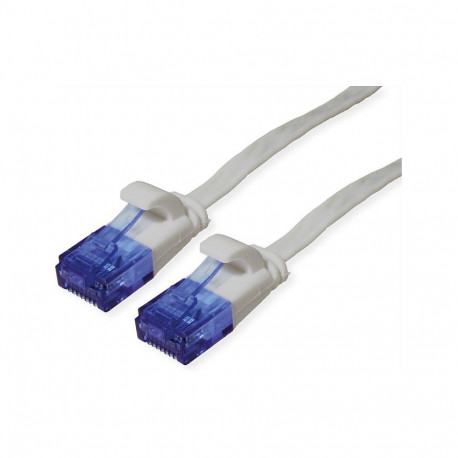 "VALUE Patchkabel Cat.6A (Class EA) UTP, extra-flach, grau, 0,5 m"