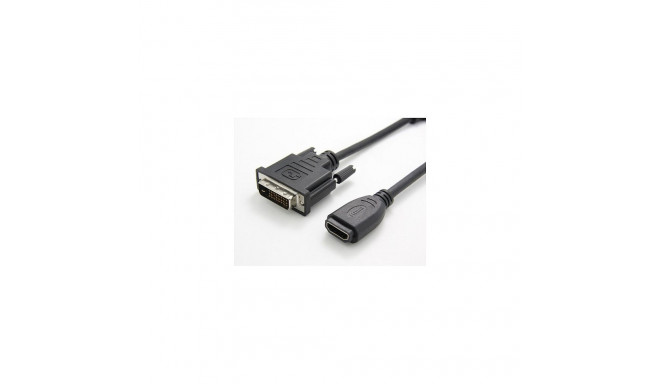 VALUE HDMI-DVI adapterkaabel, HDMI emane / DVI-D isane