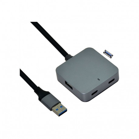 "VALUE USB 3.2 Gen 1 Hub, 4 Ports (2x USB-A + 2x USB-C), mit Verlngerungskabel, 5 m"