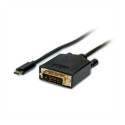 "VALUE USB Typ C - DVI Adapterkabel, ST/ST, 1 m"