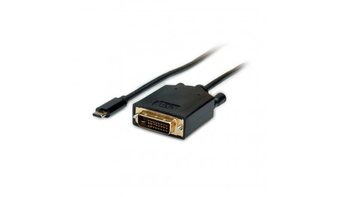 "VALUE USB Typ C - DVI Adapterkabel, ST/ST, 1 m"