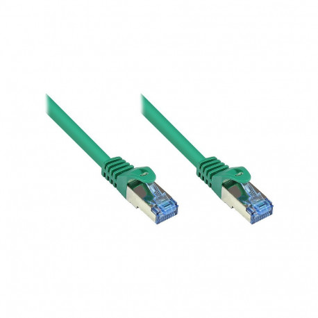 "GoodConnections Patchkabel mit Rastnasenschutz, Cat. 6A, S/FTP, PiMF, halogenfrei, 500MHz, grün, 2m
