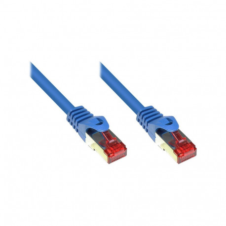 "GoodConnections Patchkabel mit Rastnasenschutz, Cat. 6, S/FTP, PiMF, PVC, 250MHz, blau, 15m,"
