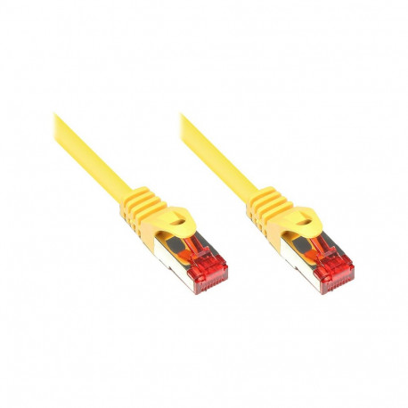 "GoodConnections Patchkabel mit Rastnasenschutz, Cat. 6, S/FTP, PiMF, PVC, 250MHz, gelb, 2m,"