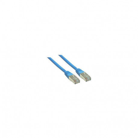 "GoodConnections Patchkabel mit Rastnasenschutz, Cat. 6, S/FTP, PiMF, PVC, 250MHz, blau, 0,5m,"