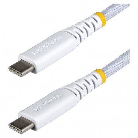 "STARTECH.COM 30cm USB-C Ladekabel 60W 3A PD Geflochtenes Nylon-TPE Mantel Robustes USBC Laptop-Hand