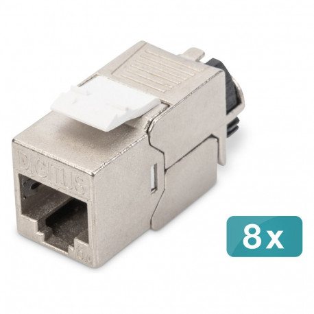 CAT 6A varjestatud Keystone-moodul intelligentse kaablihalduriga - 8 tk