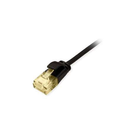 "Equip Patchkabel Cat6A SlimFlex U/UTP 0.15m schw.LSZH 2xRJ45 Polybeutel"