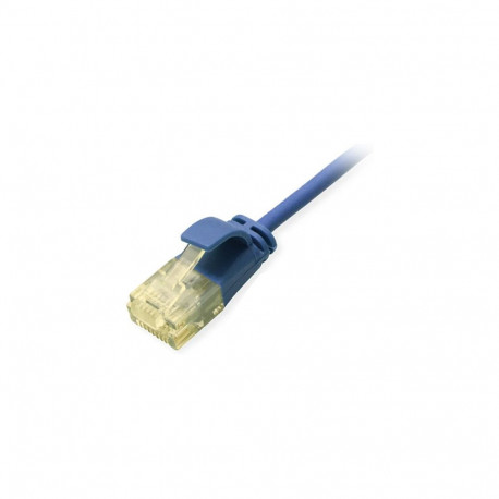 "Equip Patchkabel Cat6A SlimFlex U/UTP 0.15m blau LSZH 2xRJ45 Polybeutel"