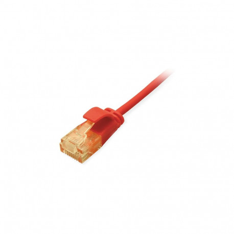 "Equip Patchkabel Cat6A SlimFlex U/UTP 0.25m rot LSZH 2xRJ45 Polybeutel"