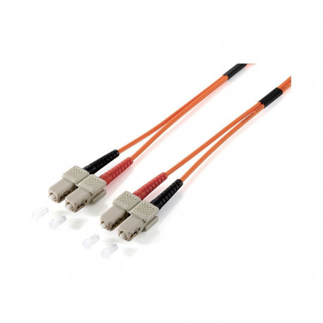 "Equip Patchkabel SC->SC 2.00m Singlemode Duplex OS2 gelb Polybeutel"