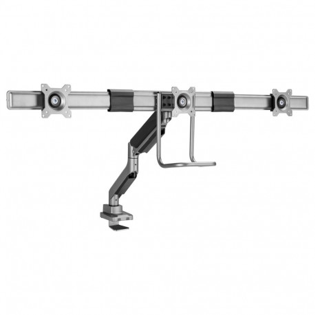"Equip Tischhalterung 17""-27""/3TFT 360° Gasfeder 6Kg silber lite Retail"