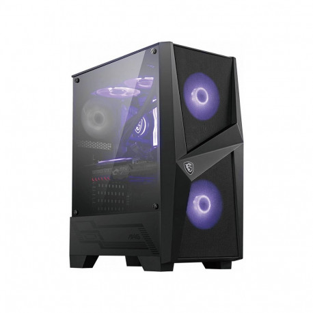 "Midi MSI MAG Forge 100M (B/Tempered Glas/RGB Fan)"