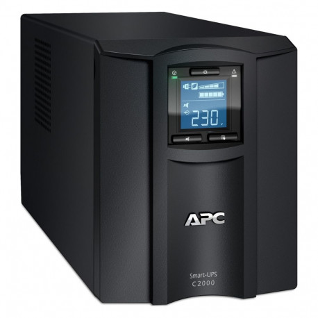 APC Smart-UPS C 2000VA LCD AC 230V 1300W 7 väljundiga USB must