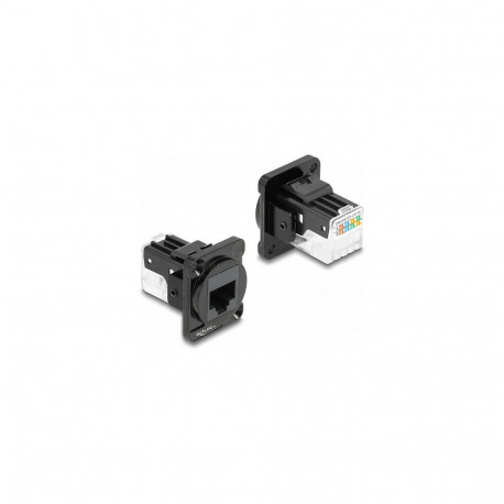 "D-Typ Modul RJ45 Cat.6A Buchse zu LSA Buchse"