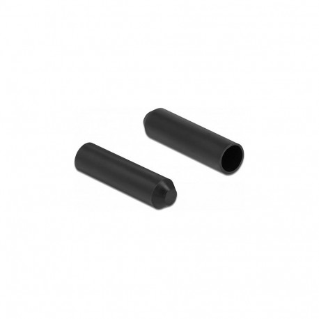 "Endkappen mit Innenkleber 70 x 16 mm 2 Stück schwarz"