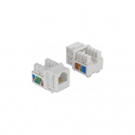 "Keystone Modul RJ12 Buchse > LSA Cat.3 UTP weiß"