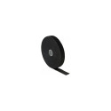 "Klettband auf Rolle L 10 m x B 20 mm in Box schwarz"