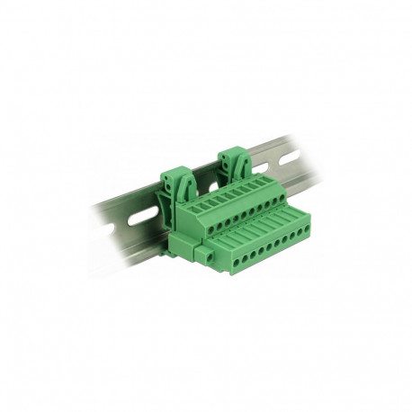 10 Pin kruvilukustusega klemmiplokkide komplekt DIN-liistudele