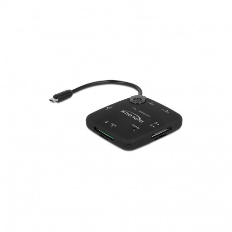 Micro USB OTG kaardilugeja + 3 Port USB jaotur