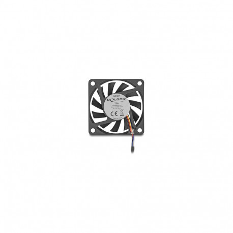 aksiaalventilaator 12V DC, 60 x 60 x 10mm, must